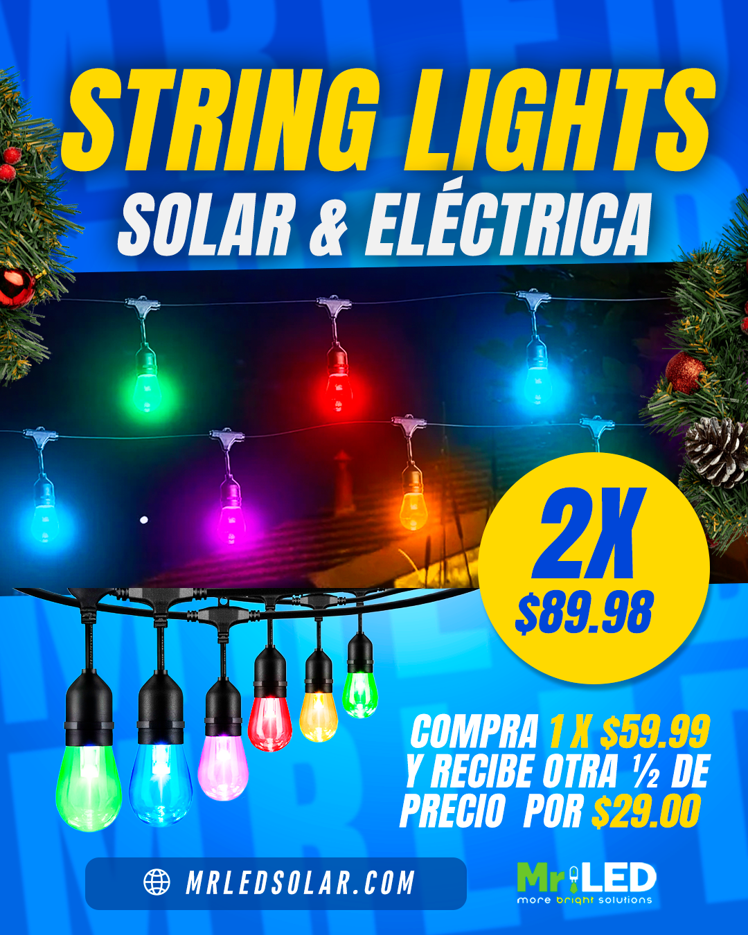 (2 - Pack + BONO) String Light + Fairy Lights 1.5